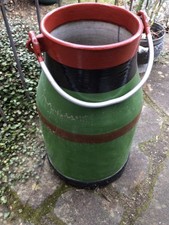 Alte Milchkanne Milch Kanne grün original alt Vintage Landhausstil Deko