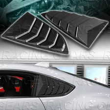 CARBON PAINTED SIDE WINDOW LOUVERS SCOOP COVER FIT 22-24 TOYOTA GR86/SUBARU BRZ