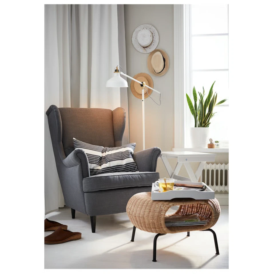 IKEA GAMLEHULT Rattan Storage Ottoman Anthracite – Brand New, Ships Fast - Image 4 of 4