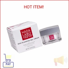 Hada Labo Tokyo Plumping Gel Cream, Facial Moisturizer, Clinically Proven to Pro
