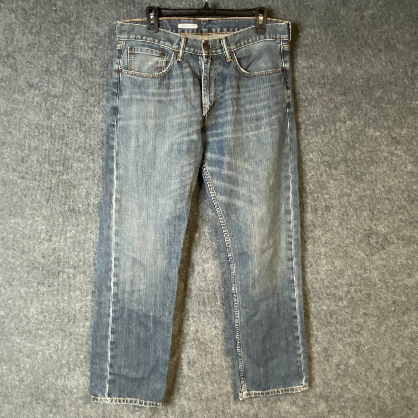 Levi's 505 Mens Jeans Classic Fit Straight Blue Wash Straight Leg Size 34x29