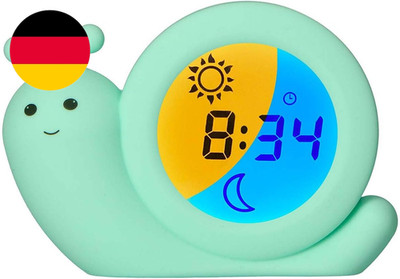 Alecto BC110GN Simon - Wecker Kinder, Kinderwecker, Schlaftrainer Kinder, Kinder
