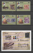 Nevis: Michel n. 1423-26/Bl.170 IBRA 1999 nuovo di zecca