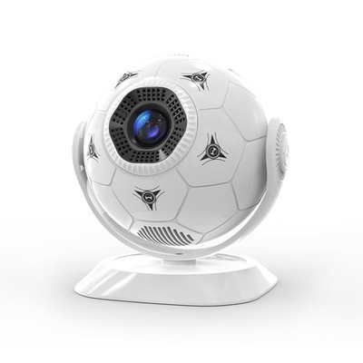 Android 14 Mini Beamer mit WiFi 6, Bluetooth 5.4, 4K Unterstützung Weiß + Schwarz