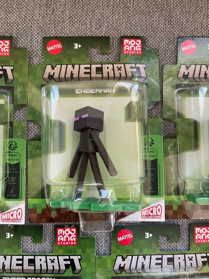 Mattel Minecraft Micro Colección Mini Figuras Decoración de Pasteles Aprox 2" Lote de 5 Foto 4 de 4