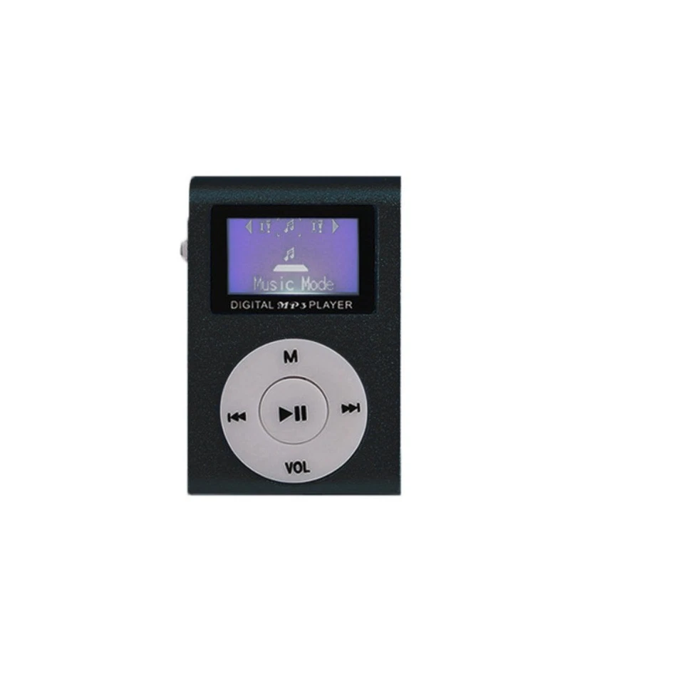 USB Support 32GB Micro SD Digital Music Media Metal Clip LCD Screen MP3 Player - Image 3 of 4