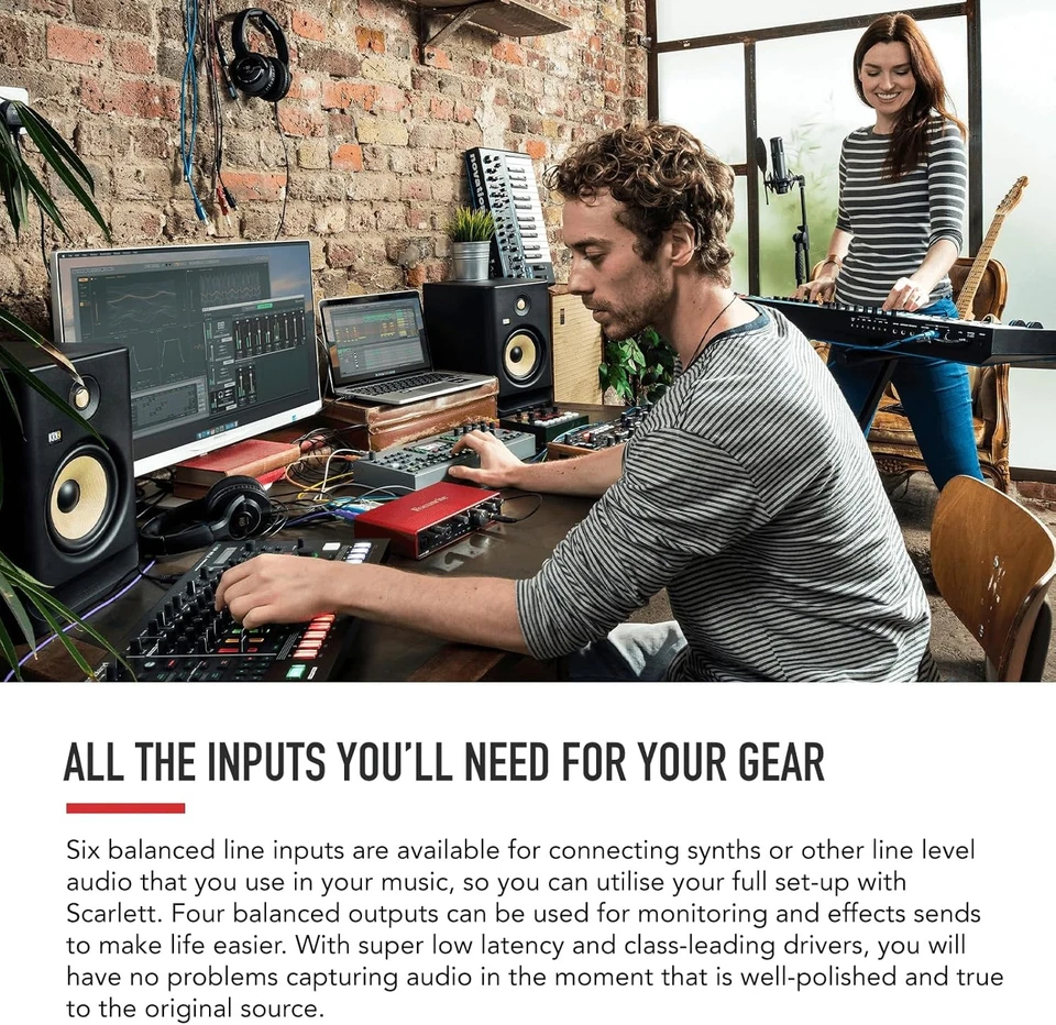 Focusrite Scarlett 8i6 3rd Gen Audio Interface - Image 3 of 4