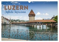"Calendar 2027 · US Version · Luzern Idyllic Impressions (Wall Calendar 2027 17\""