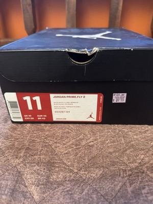 Jordan Prime.fly 2 Basketball Shoe Grey Infer red Size 11
