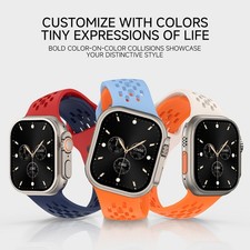 For Apple Watch Band Irregular Soft Silicone Series 11 10 9 8 7 6 SE Ultra 3 2 1