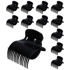 Hair Curler Clips - 12 Pcs Versatile Roller Clips for Effortless Curls and Waves
