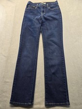 Levi's 724 High Rise Straight Jeans Women's Size 26 Blue Medium Wash Stretch
