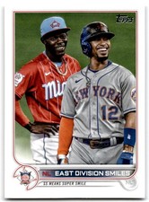 2022 Topps NL East Division Smiles Baseball Cards #98