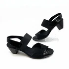 Munro Elastic Strappy Sandal Black | Women’s US11 Synthetic