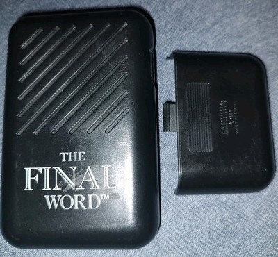 THE FINAL WORD ELECTRONIC TALKING INSULT GAG VOICE BOX X RATED VERSION 1990 VTG
