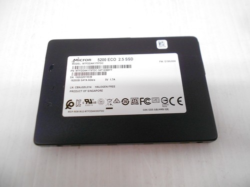 Micron MTFDDAK1T9TDC 1.92TB SSD SATA 2.5 Server Laptop Desktop PC Festplatte 2TB