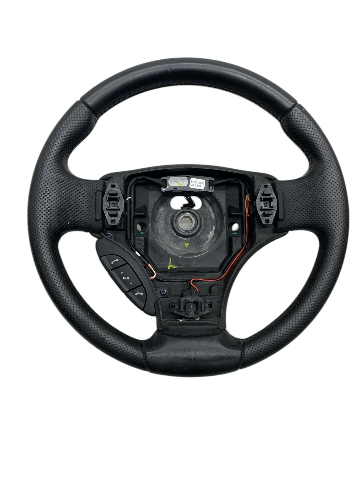 2009 Aston Martin Vantage Steering Wheel Black Leather 9G33-3600-CA Oem