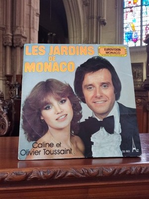 Vinyl 45 Türme Les Jardins de Monaco Caline Olivier Toussaint Eurovision Vintage
