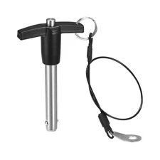 T Handle Locking Pins Push-Button Quick Release Pin with Lanyard (10mm-50mm)