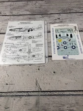 SUPER SCALE Decal #48-732 P-51 D MUSTANG 354th FG, 9th AF Brueland, iGrim + more