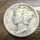 New Listing1934-D MERCURY SILVER DIME ACTUAL Coin Get Today & Save & Fill Your Collection