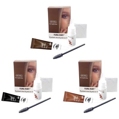 Wimpernbraue Farbstoff Gel 15 Minuten schnelle Tönung natürliche Farbe einfach zu färben