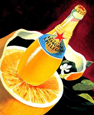Italy San Pellegrino 1960 Vintage Poster Print Classic Italian