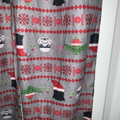 NWT Boys Star Wars Holiday Christmas Pajama Sleep Pants Size M 8/10 - Picture 2 of 2