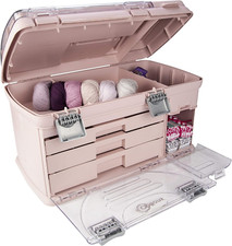 Versatile 3-Drawer Organizer with Utility Stows for Crafts, Jewelry More