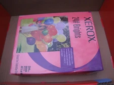 Xerox Ream Red Paper 8.5x11 24lb Brights  Factory Sealed 500 Sheets
