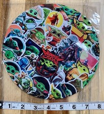 Baby Yoda Mouse Pad Non-Slip Rubber Round Office Mouse Pad
