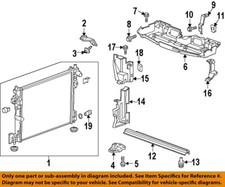GM OEM 16-18 CT6 Cooling Radiator Components-Side Baffle 23194012