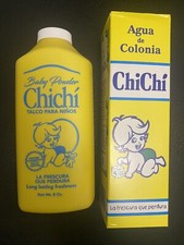 Chichi Eau de Cologne Agua de Colonia 16 oz Baby Powder 8oz  