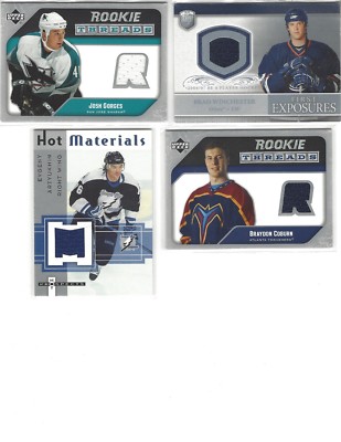  2005-06 Upper Deck Rookie Threads #RTBC Braydon Coburn Atlanta Thrashers