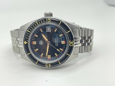 Brand New FAMUL 40 Black Dial Men's Diving Watch SEKO NH35