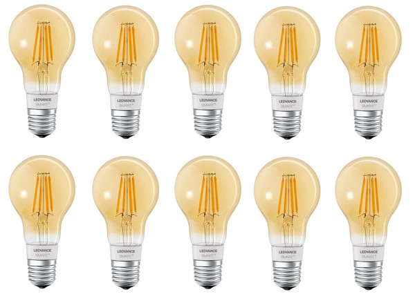 10X Ledvance Smart+ Led Filament Birne 5,5W E27 Google Eek:E(Spka-G)-image