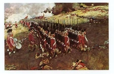 Battle of Bunker Hill Howard Pyle Art Revolution War British Military Postcard