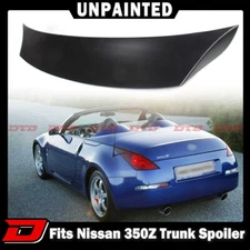 Fit For Nissan 350Z 2DR Coupe Convertible V Look Rear Trunk Spoiler Unpainted 08