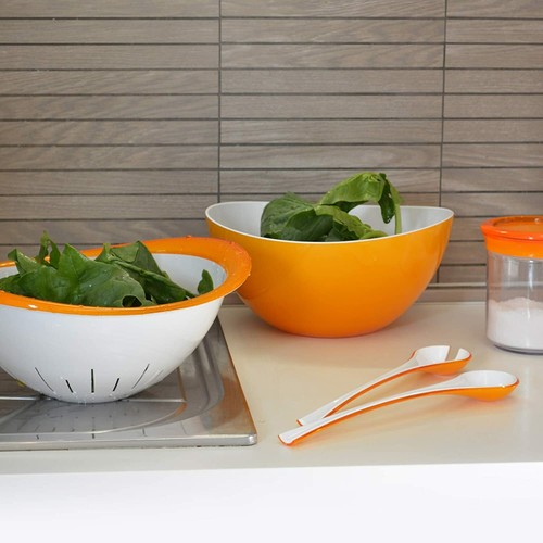 Omada White Trendy Salad Servers, Salad Cutlery, Modern Crockery M2300BI - Picture 6 of 6