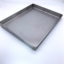 Edelstahl Blank Wanne 3mm dick 50mm hoch Maße wählbar Auffangschale Pflanztopf