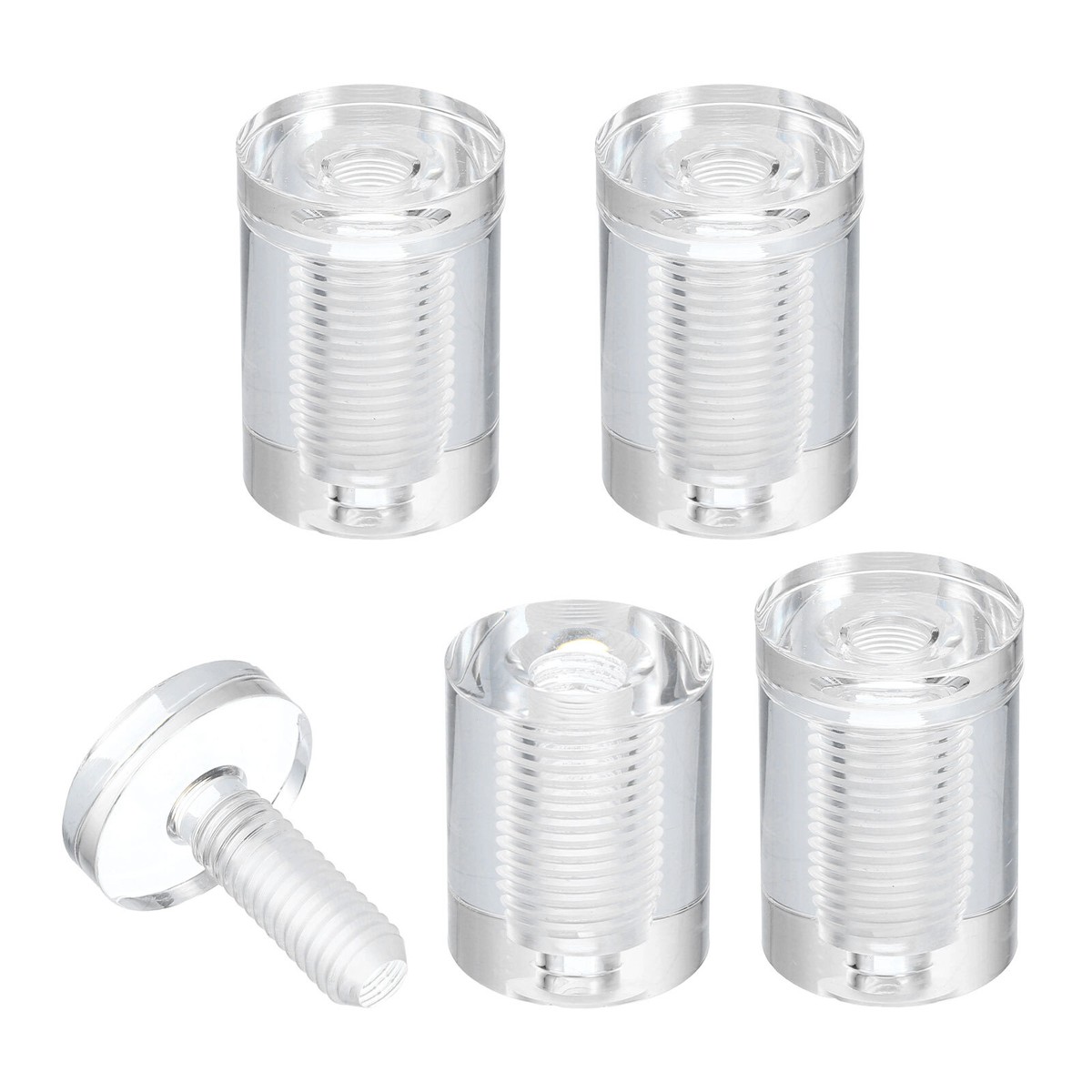 Uxcell 10-Pack Steel Spacers – 1/2-Inch Bore X 3/4-Inch OD X 3/16-Inch Length, Unthreaded Standoff Bushing, Zinc-Plated, Fits M12 Screws