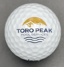Toro Peak Pool Services Logo Golf Ball (1) Vice Pro Plus Pre-Owned