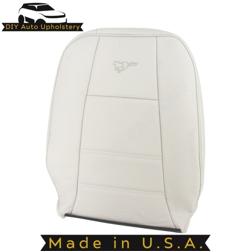 1999-2004 For Ford Mustang V6 Leatherette Front Replacement Covers Oxford White - Picture 15 of 16