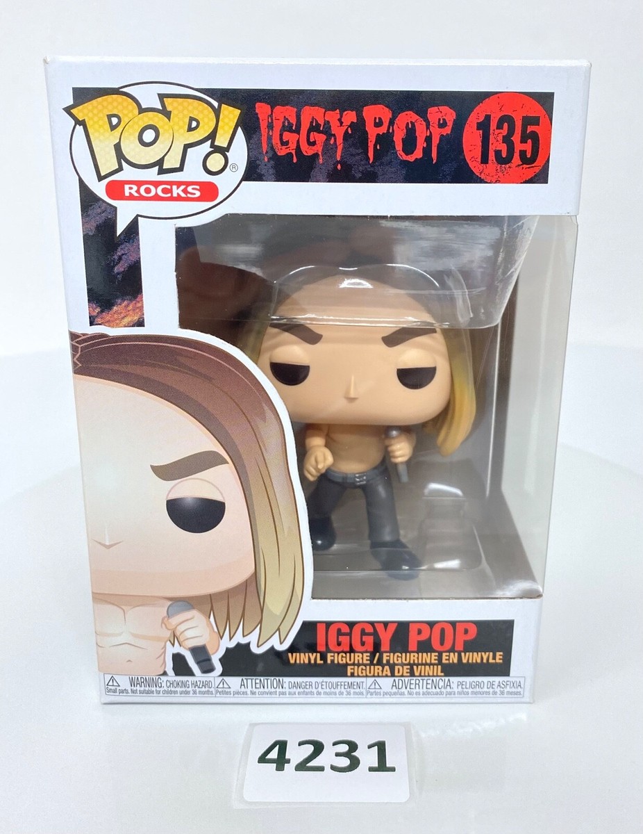 FUNKO POP! Rocks IGGY POP # 135 Vinyl Figure | eBay