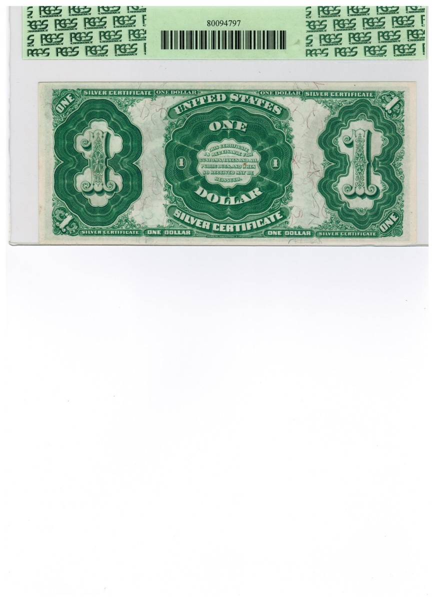 1891 $1 Martha Washington Silver Certificate Tillman/Morgan Grade