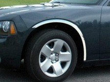 Fits Dodge Charger 2006-2010 Qaa Molded Stainless Chrome Wheel Fender Trims Fits Dodge Charger 2006-2010 Qaa Molded Stainless Chrome Wheel Fender Trims