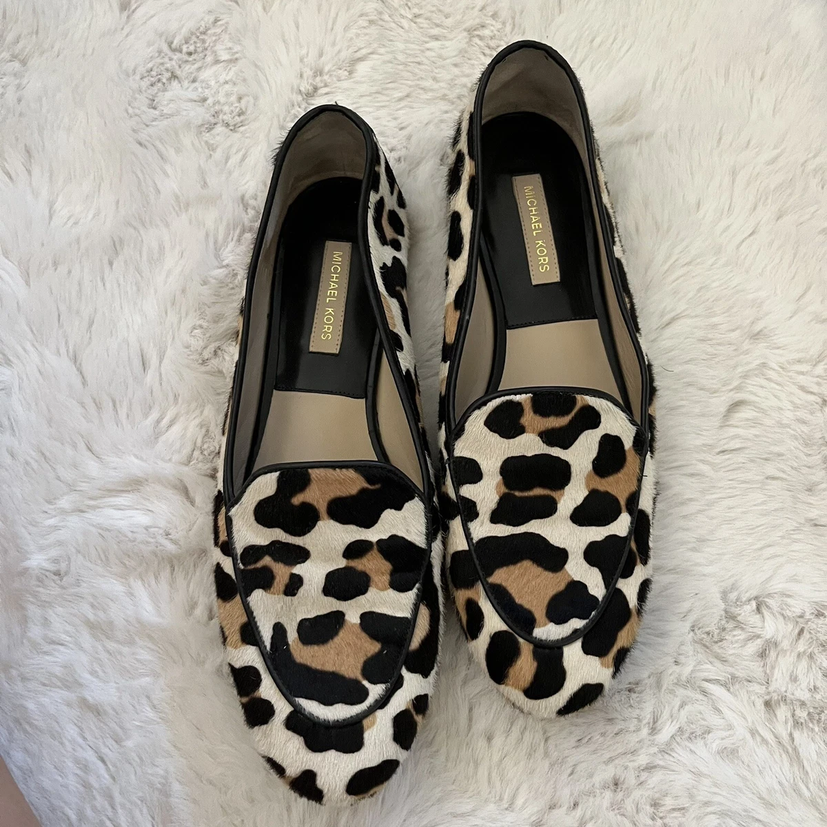 Michael kors hotsell leopard loafers