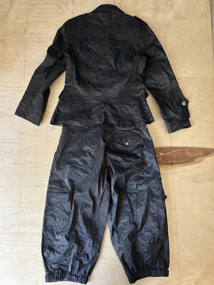 John Richmond Summer Jacket & Capri Trousers Outfit Black Women’s USA Size 6 - Image 3 of 4