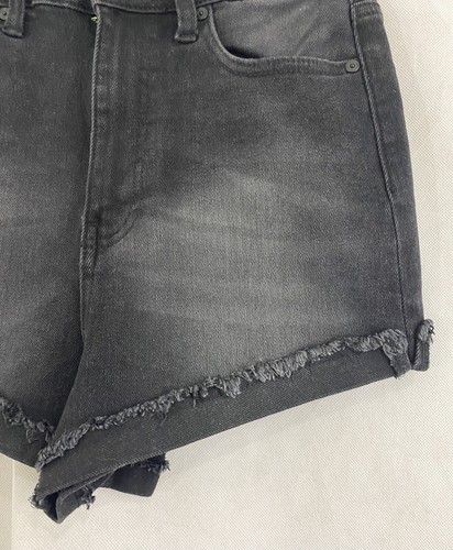 Kendall + Kylie Women's the Drifter High Rise Denim Jean Short Black Size 5/27 - Picture 2 of 6