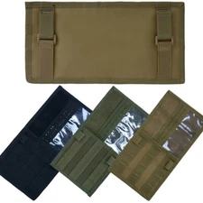 Tactical Molle Vehicle Visor Panel Sunshade Storage Bag Organizer Holder Pouch
